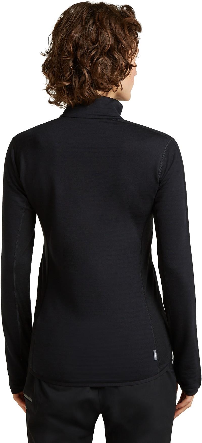 Merino Blend 300 RealFleece Descender LS Zip - Womens - black 1
