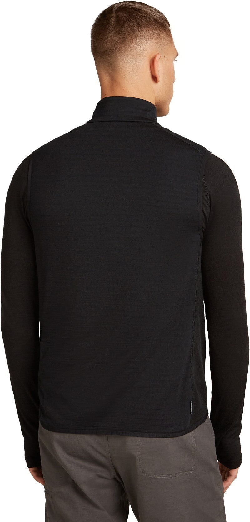 Merino Blend 300 RealFleece Descender Vest - Mens - black 1