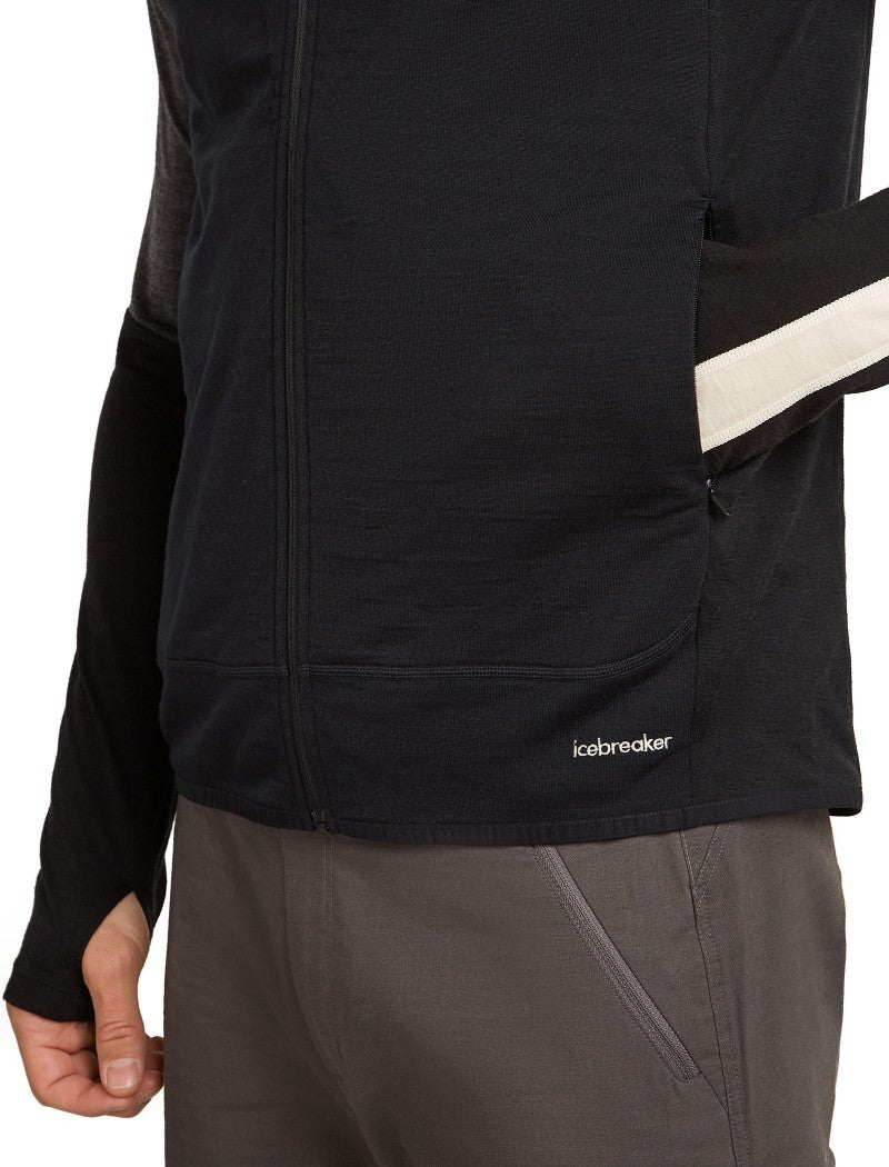 Merino Blend 300 RealFleece Descender Vest - Mens - black 1