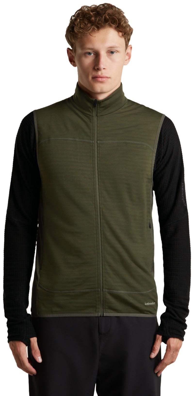 Merino Blend 300 RealFleece Descender Vest - Mens - dk loden 1