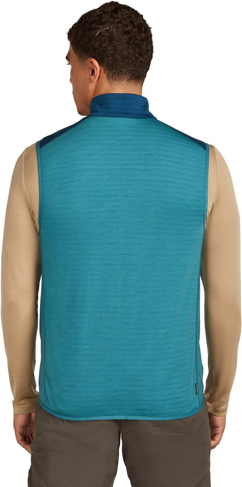 Merino Blend 300 RealFleece Descender Vest - Mens - topaz / atlantis / cb 1