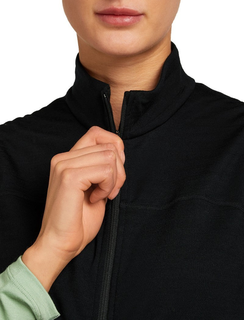 Merino Blend 300 RealFleece Descender Vest - Womens - black 1