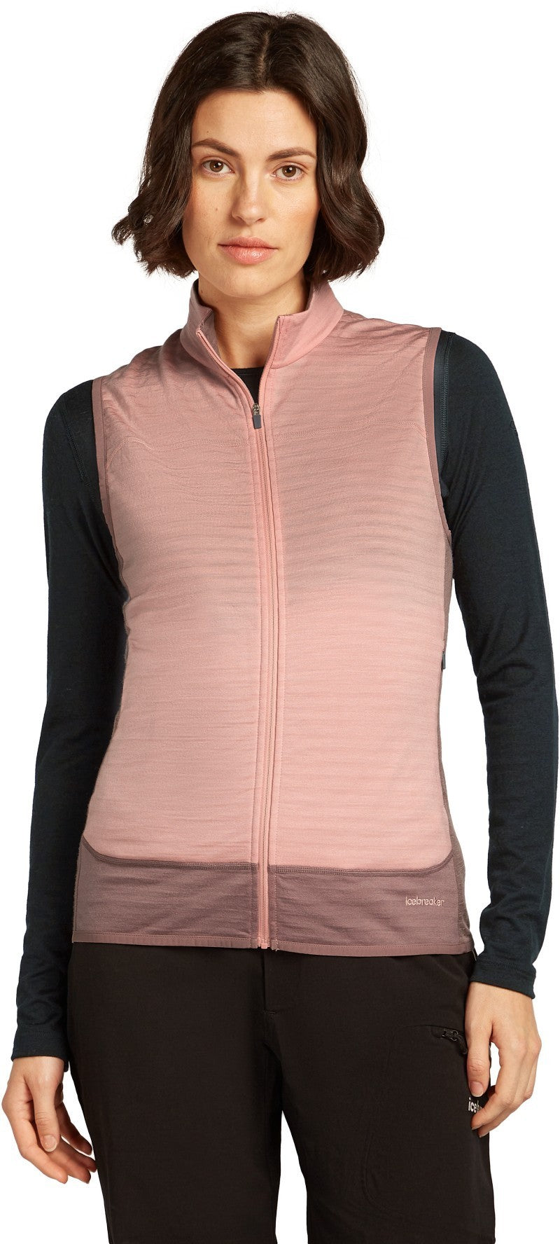 Merino Blend 300 RealFleece Descender Vest - Womens - summit / blush / cb 1