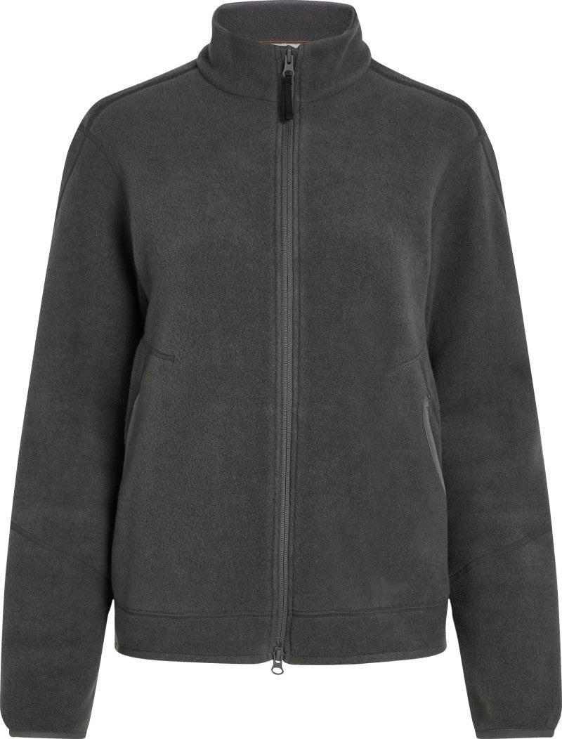 Merino Blend 630 RealFleece Classic Pile LS Zip - Womens - obsidian 1