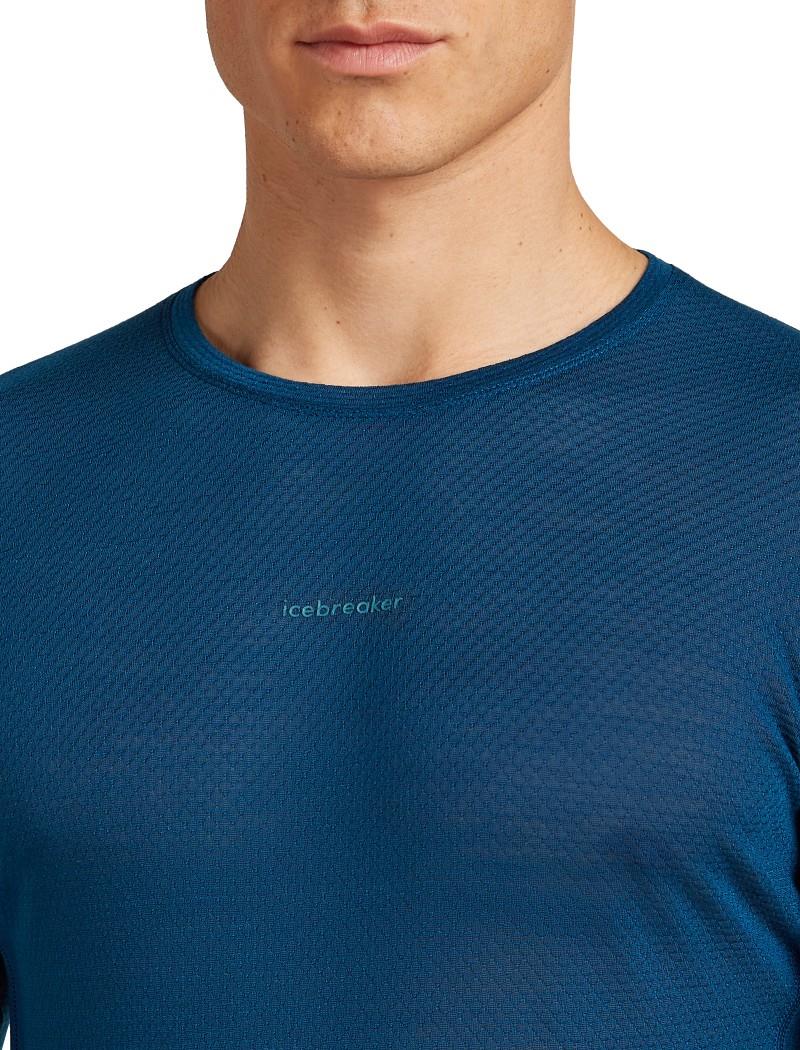 Merino Blend 75 Cool-Lite Featherlight LS Crewe - Mens - atlantis 1