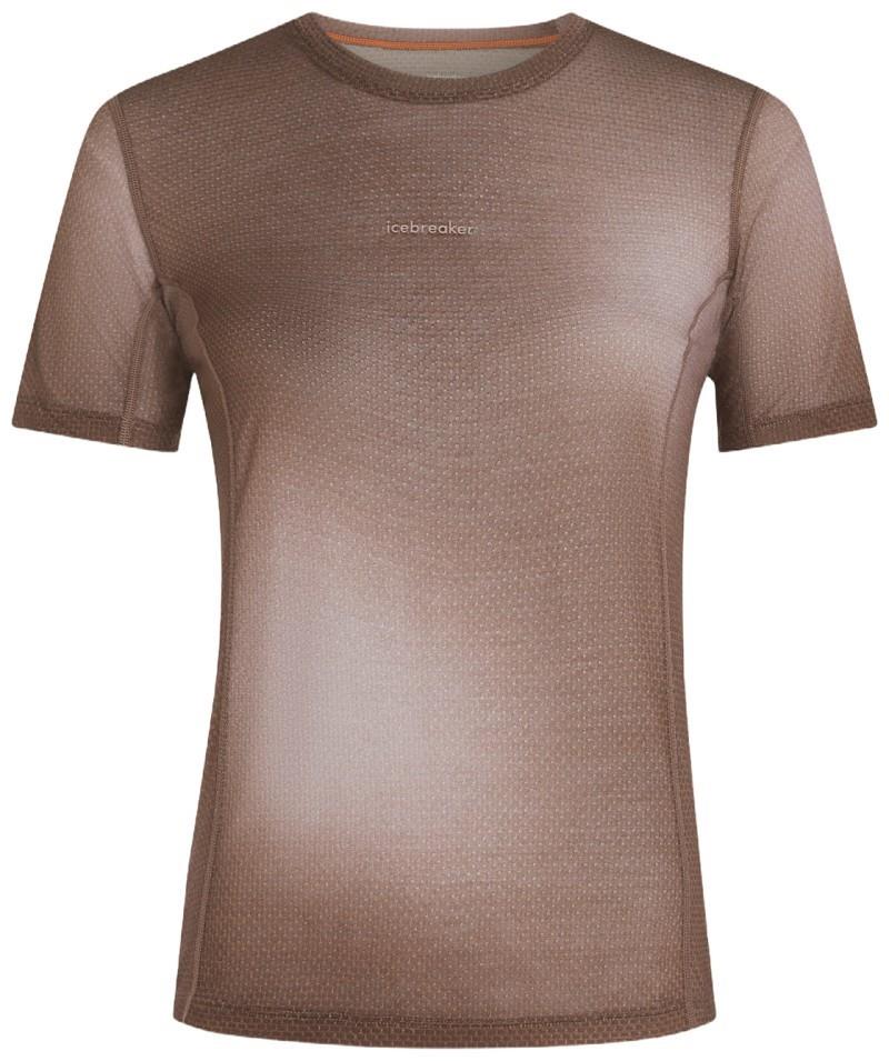 Merino Blend 75 Cool-Lite Featherlight SS Crewe AOP - Womens - porcini / pink quartz / aop 1