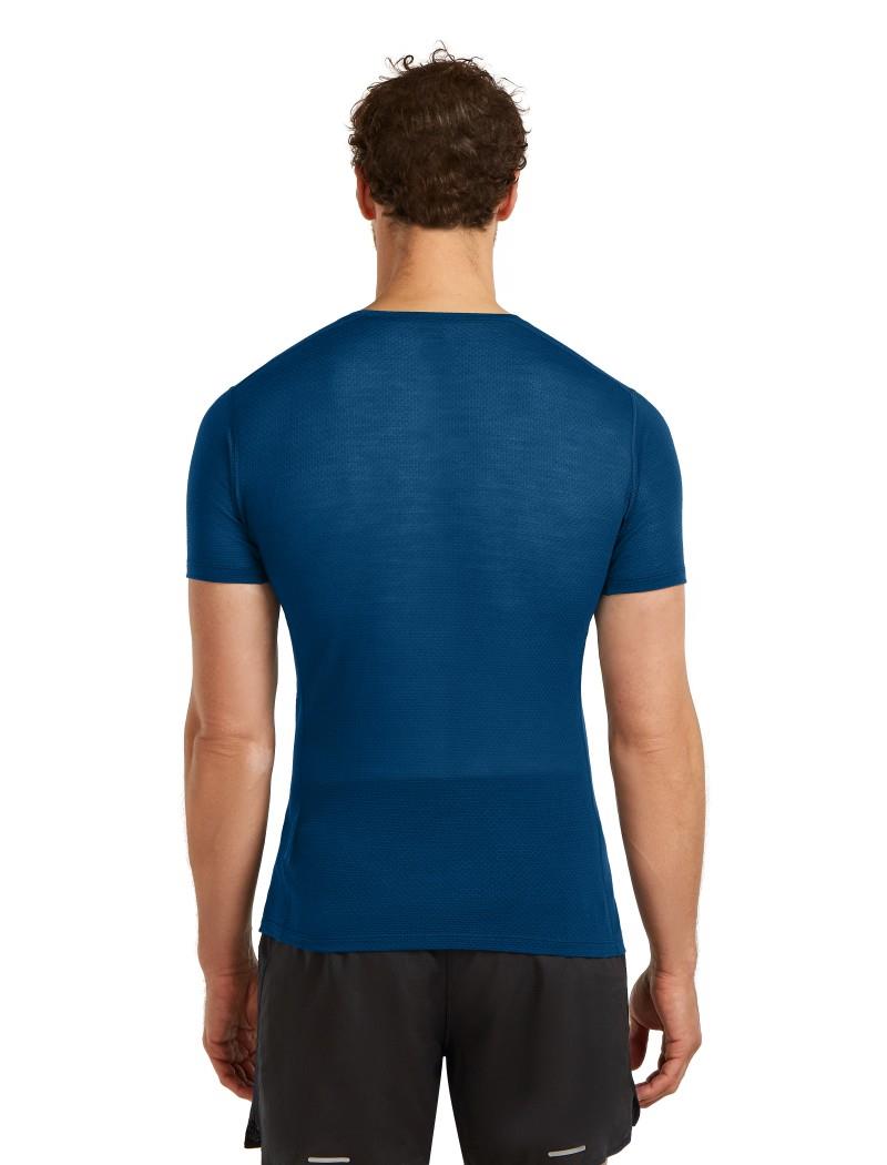 Merino Blend 75 Cool-Lite Featherlight SS Crewe - Mens - atlantis 1