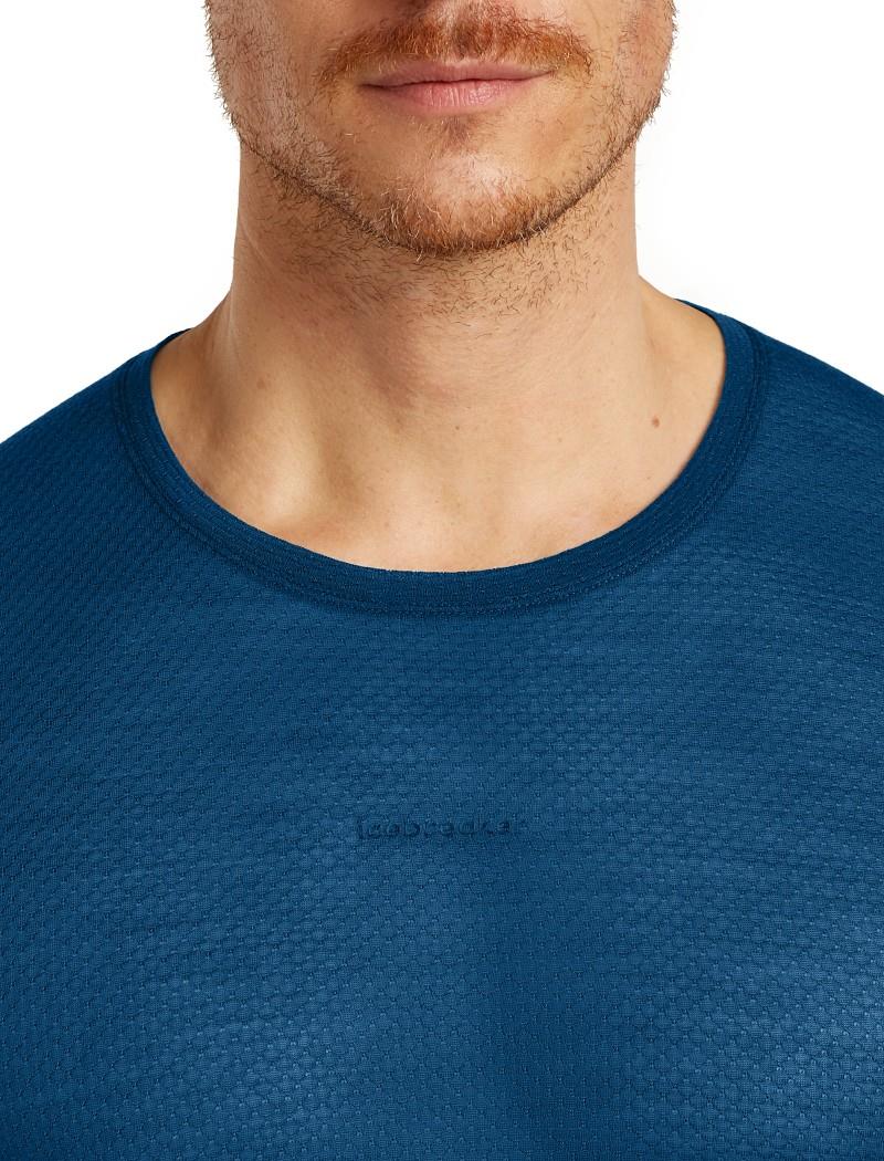 Merino Blend 75 Cool-Lite Featherlight SS Crewe - Mens - atlantis 1