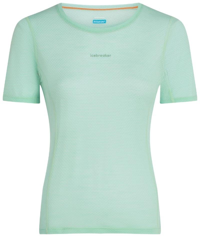 Merino Blend 75 Cool-Lite Featherlight SS Crewe - Womens - mint 1