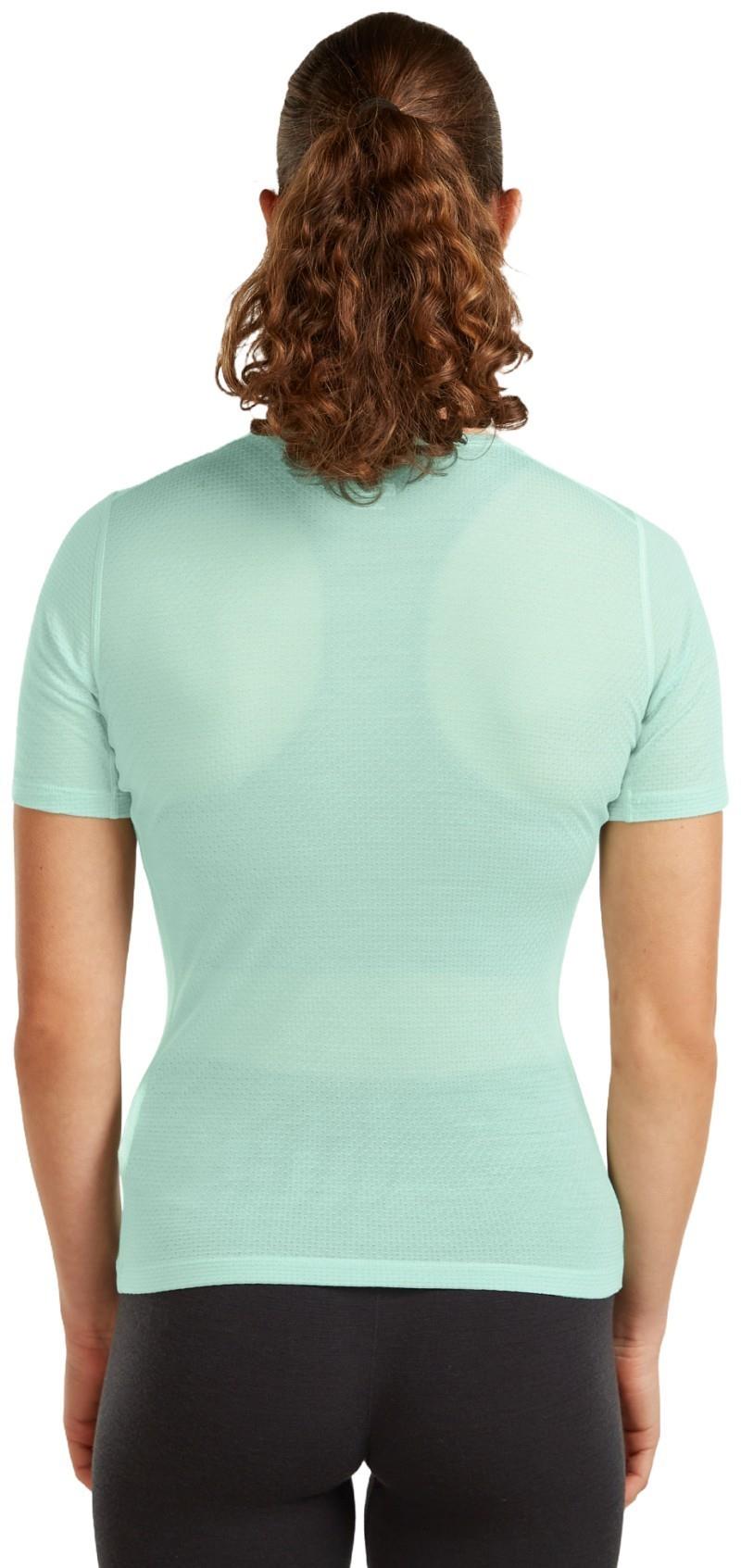 Merino Blend 75 Cool-Lite Featherlight SS Crewe - Womens - mint 1