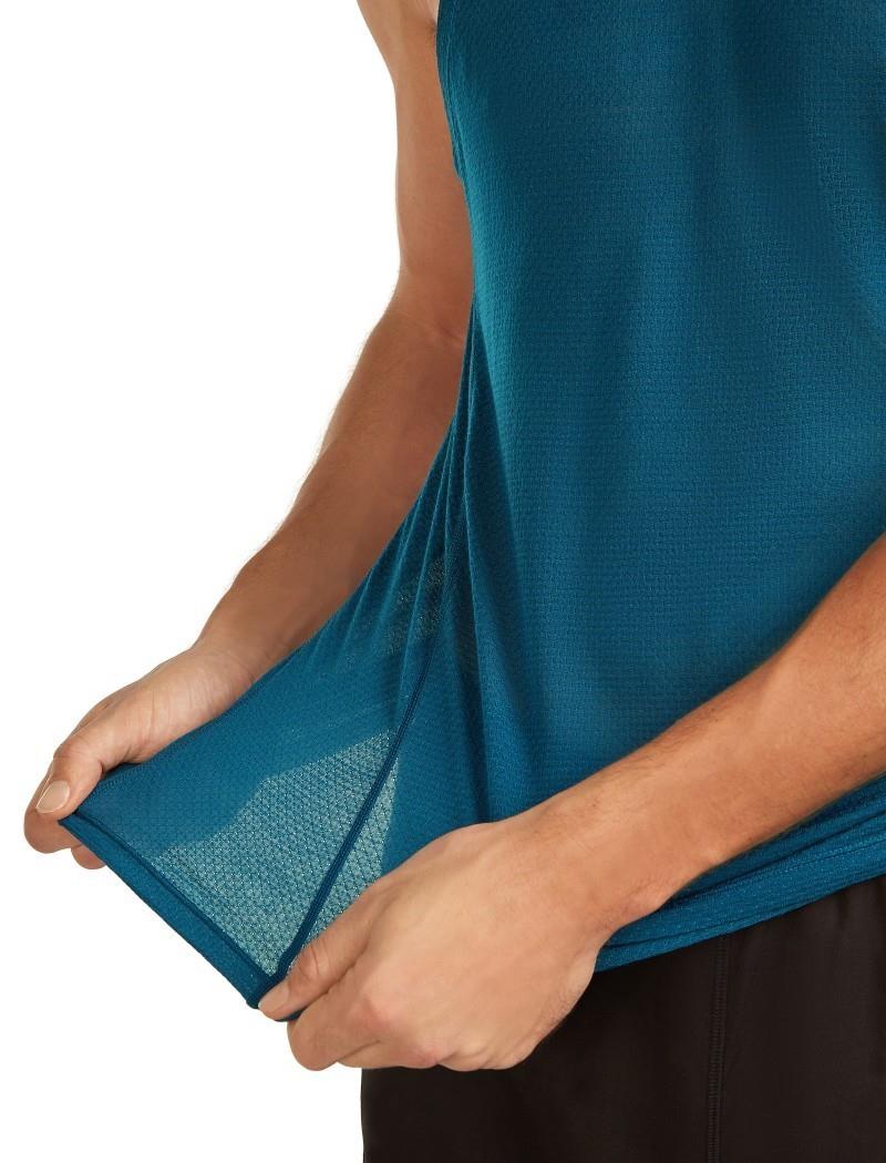 Merino Blend 75 Cool-Lite Featherlight Tank - Mens - atlantis 1