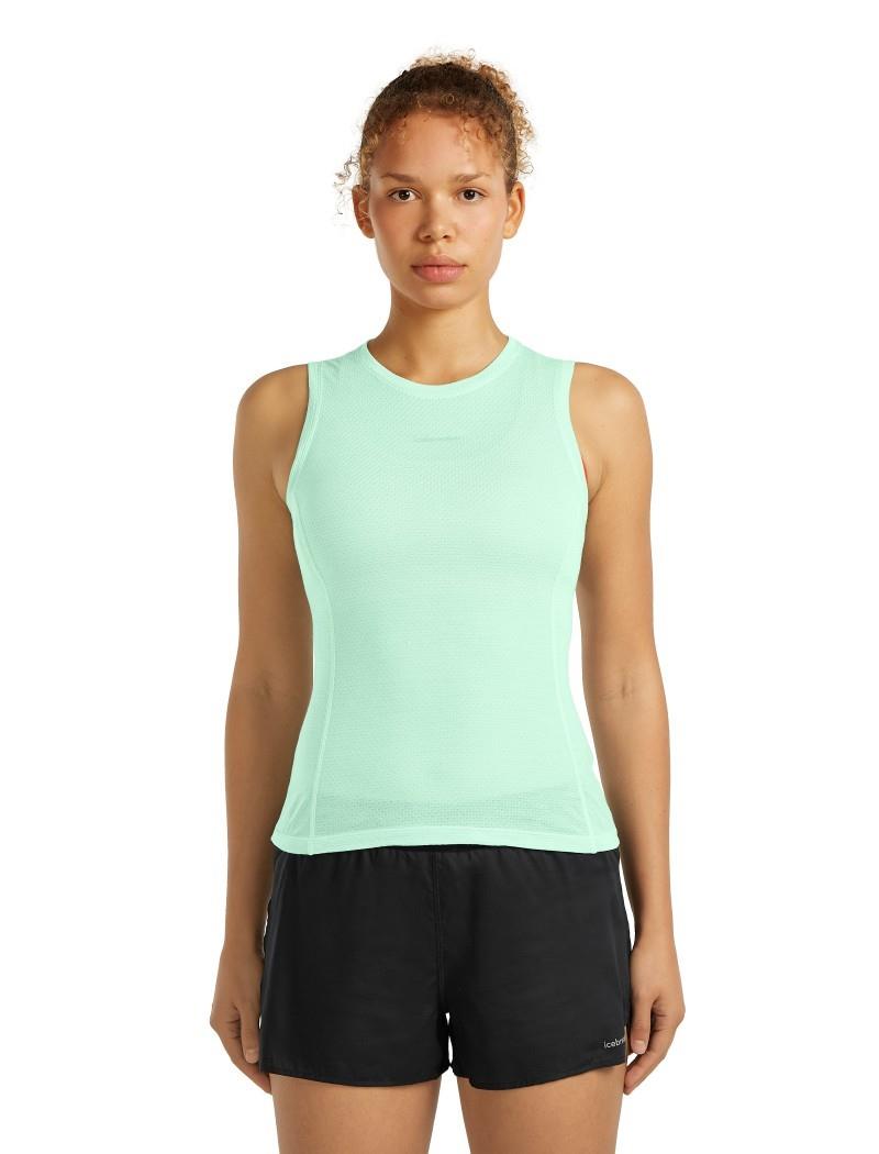 Merino Blend 75 Cool-Lite Featherlight Tank - Womens - mint 1