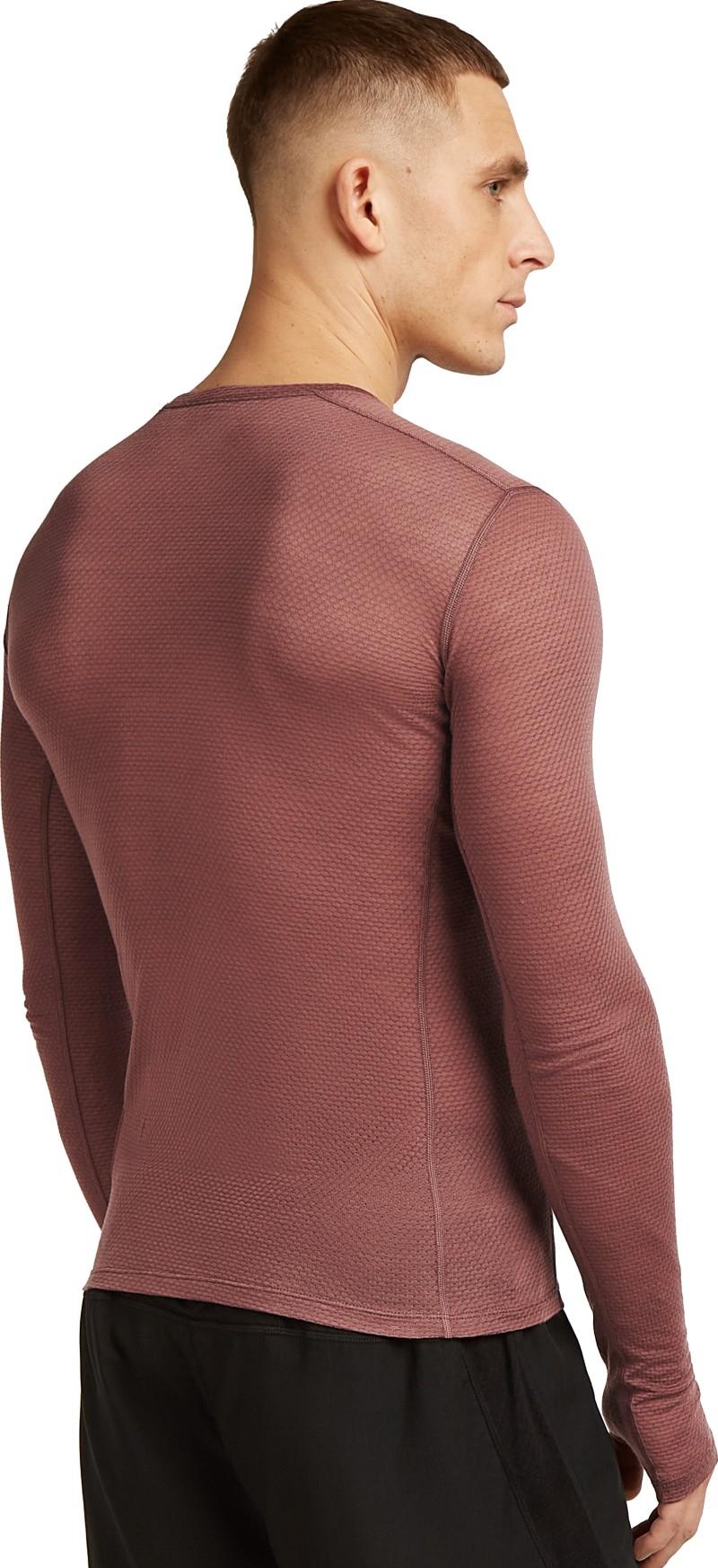 Merino Blend 75 Cool-Lite Ultralight LS Crewe - Mens - carob 1