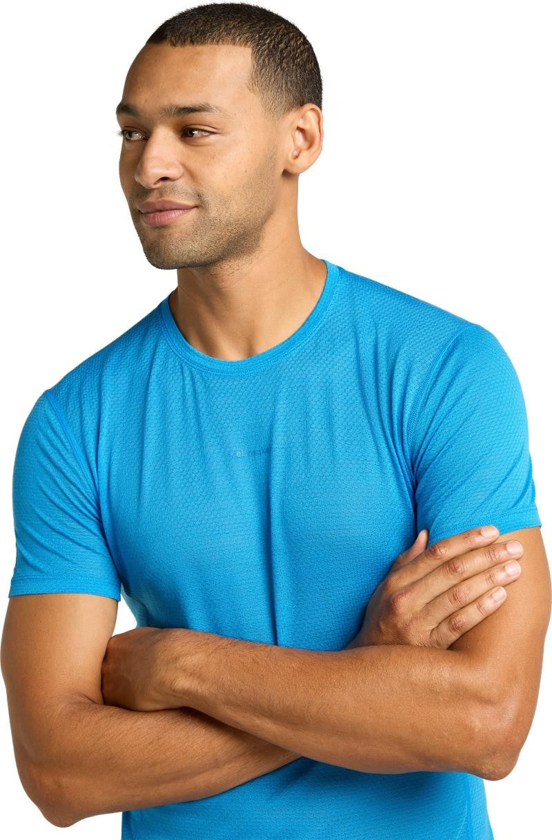 Merino Blend 75 Cool-Lite Ultralight SS Crewe - Mens - arctic 1