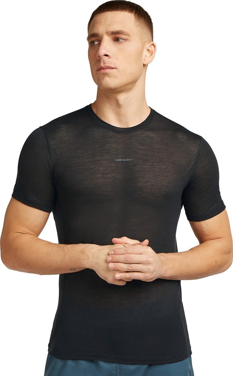 Merino Blend 75 Cool-Lite Ultralight SS Crewe - Mens - black 1