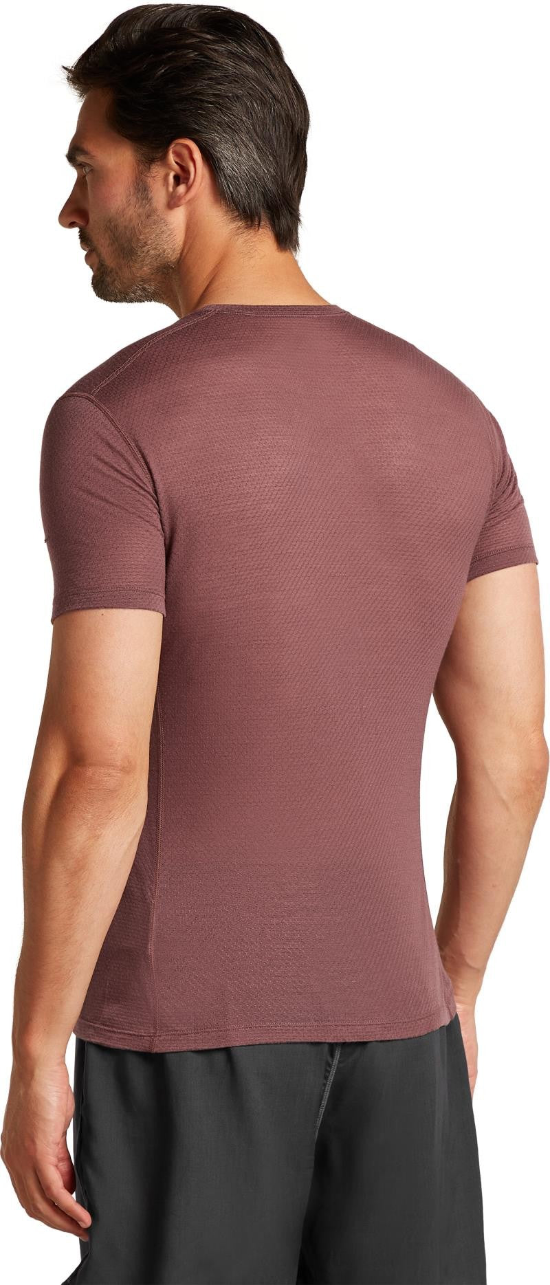 Merino Blend 75 Cool-Lite Ultralight SS Crewe - Mens - carob 1