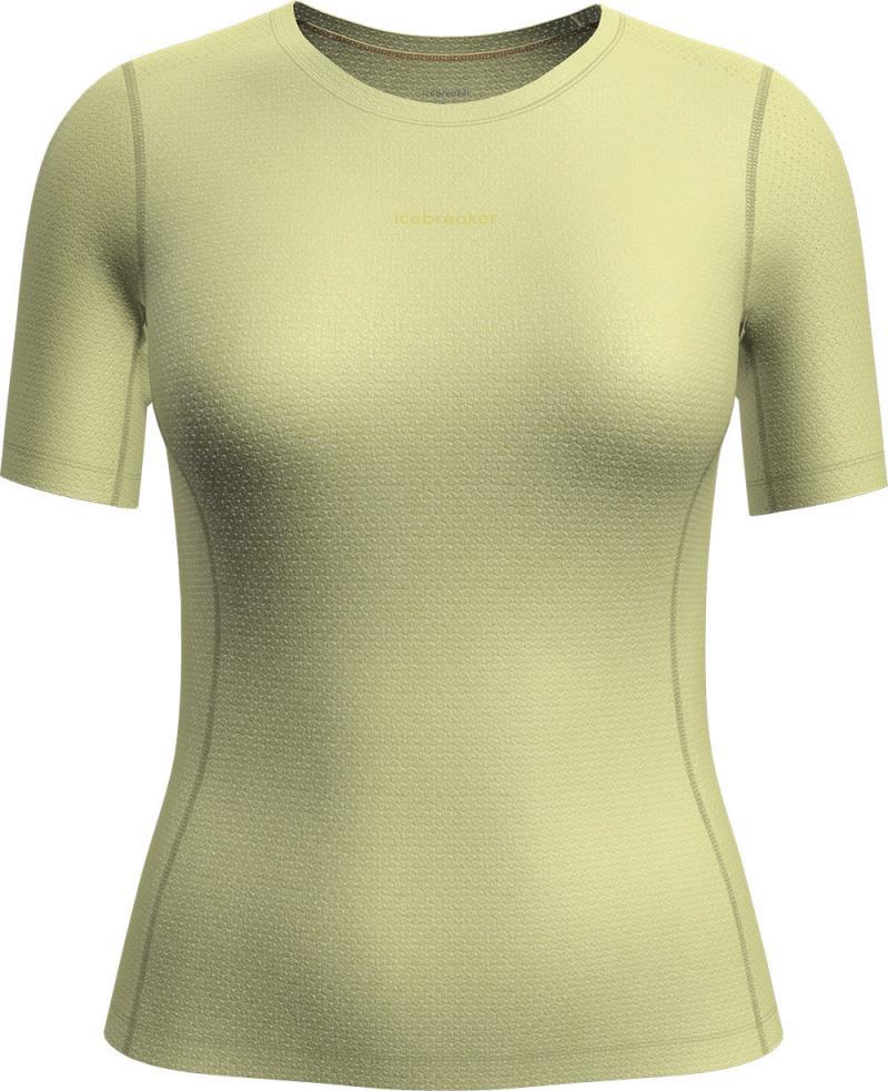 Merino Blend 75 Cool-Lite Ultralight SS Crewe - Womens - citrine 1