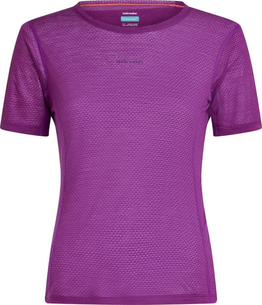 Merino Blend 75 Cool-Lite Ultralight SS Crewe - Womens - passion 1