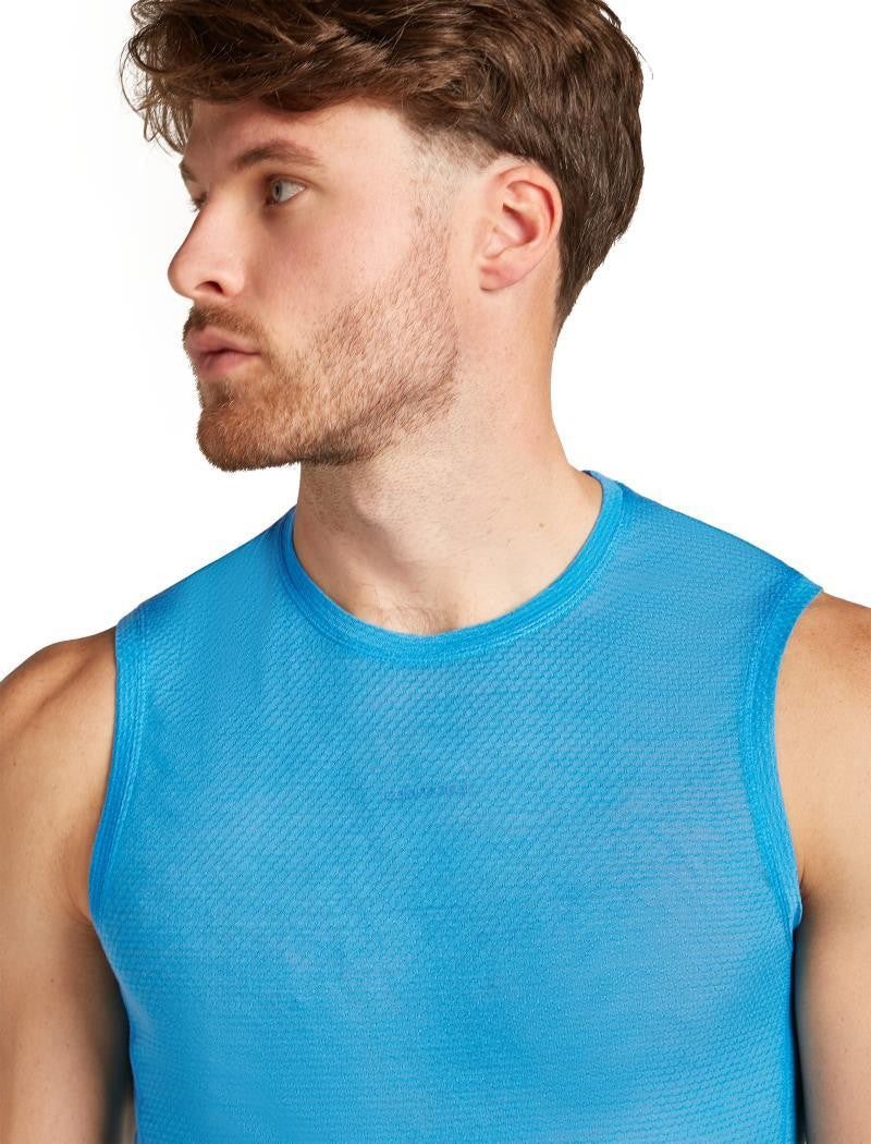 Merino Blend 75 Cool-Lite Ultralight Tank - Mens - arctic 1