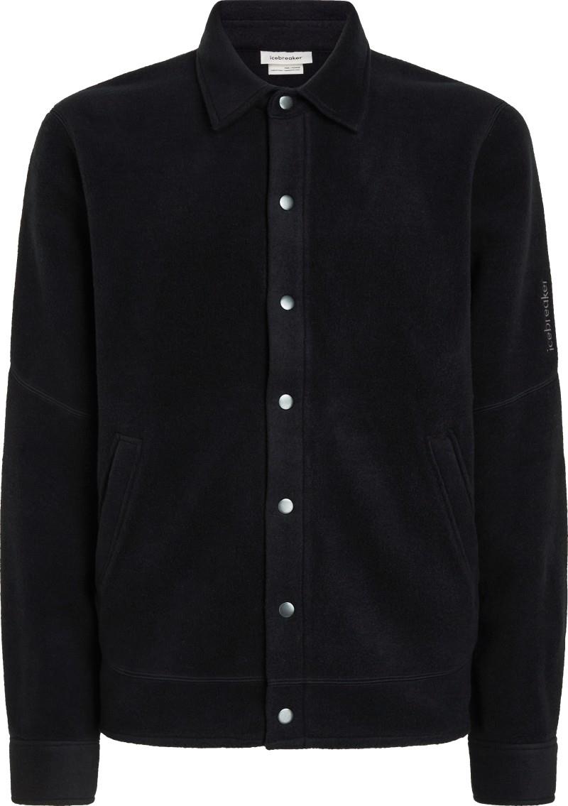 Merino Blend 800 RealFleece Classic Pile Shacket - Mens - black 1