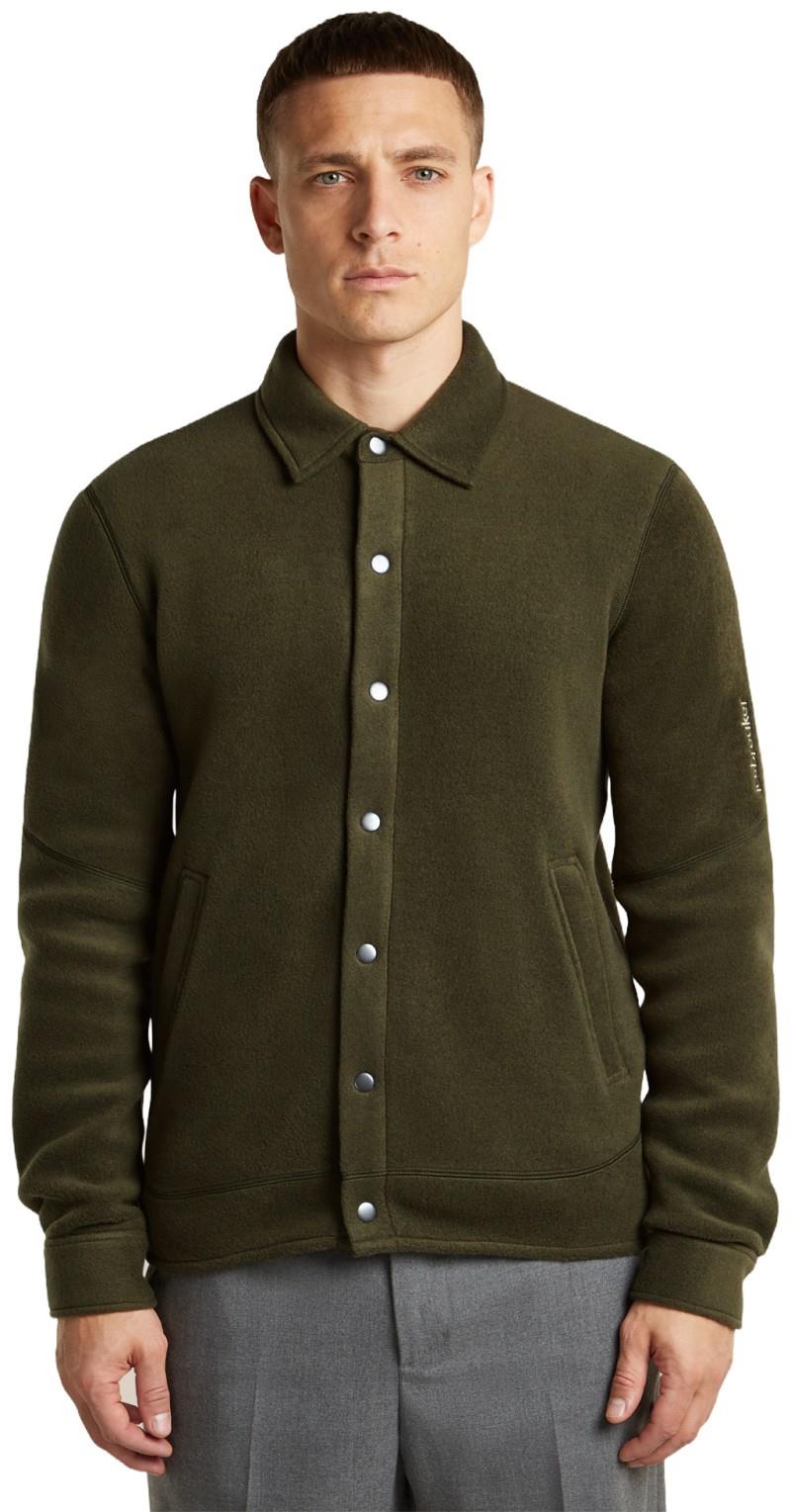 Merino Blend 800 RealFleece Classic Pile Shacket - Mens - dark loden 1