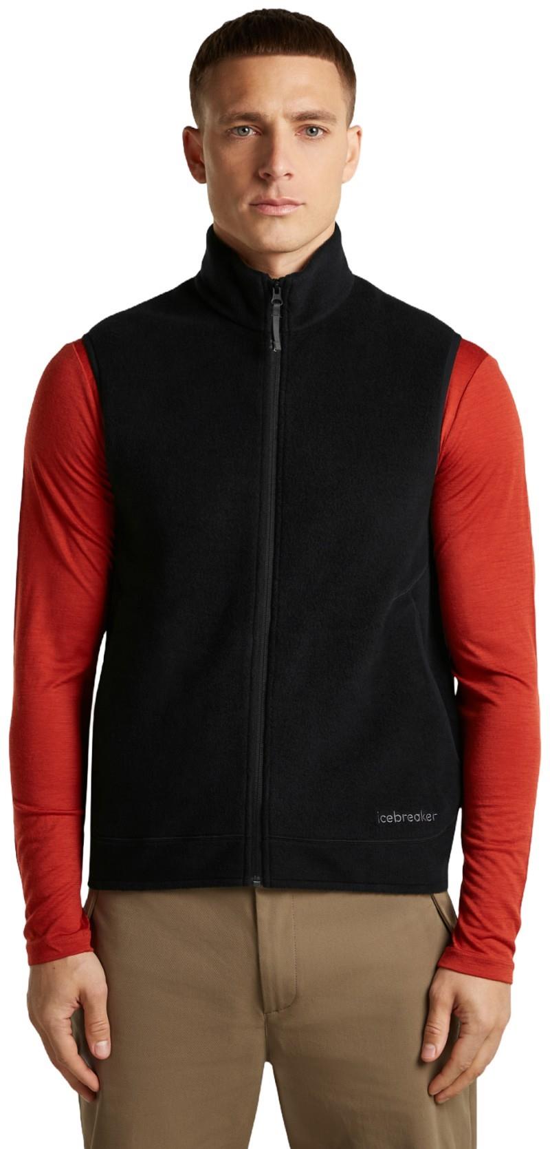 Merino Blend 800 RealFleece Classic Pile Vest - Mens - black 1