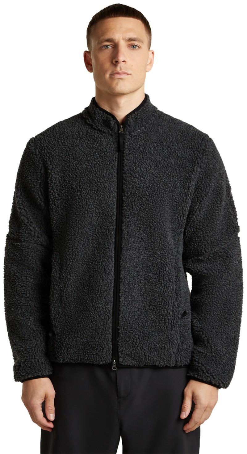 Merino Blend 960 RealFleece High Pile LS Zip - Mens - jet heather / black 1