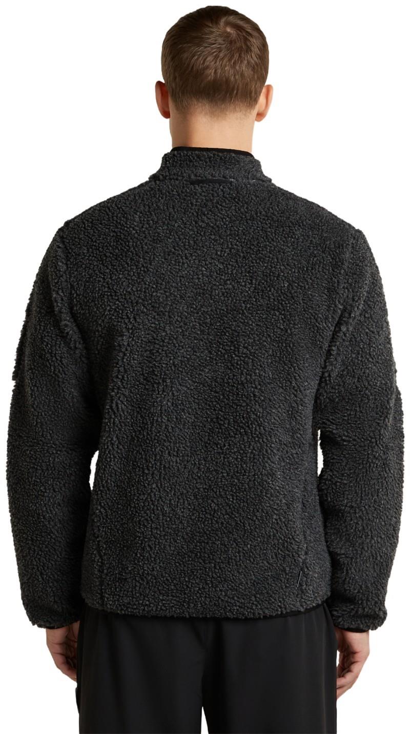 Merino Blend 960 RealFleece High Pile LS Zip - Mens - jet heather / black 1