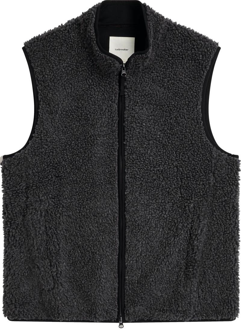 Merino Blend 960 RealFleece High Pile Vest - Mens - jet heather / black 1