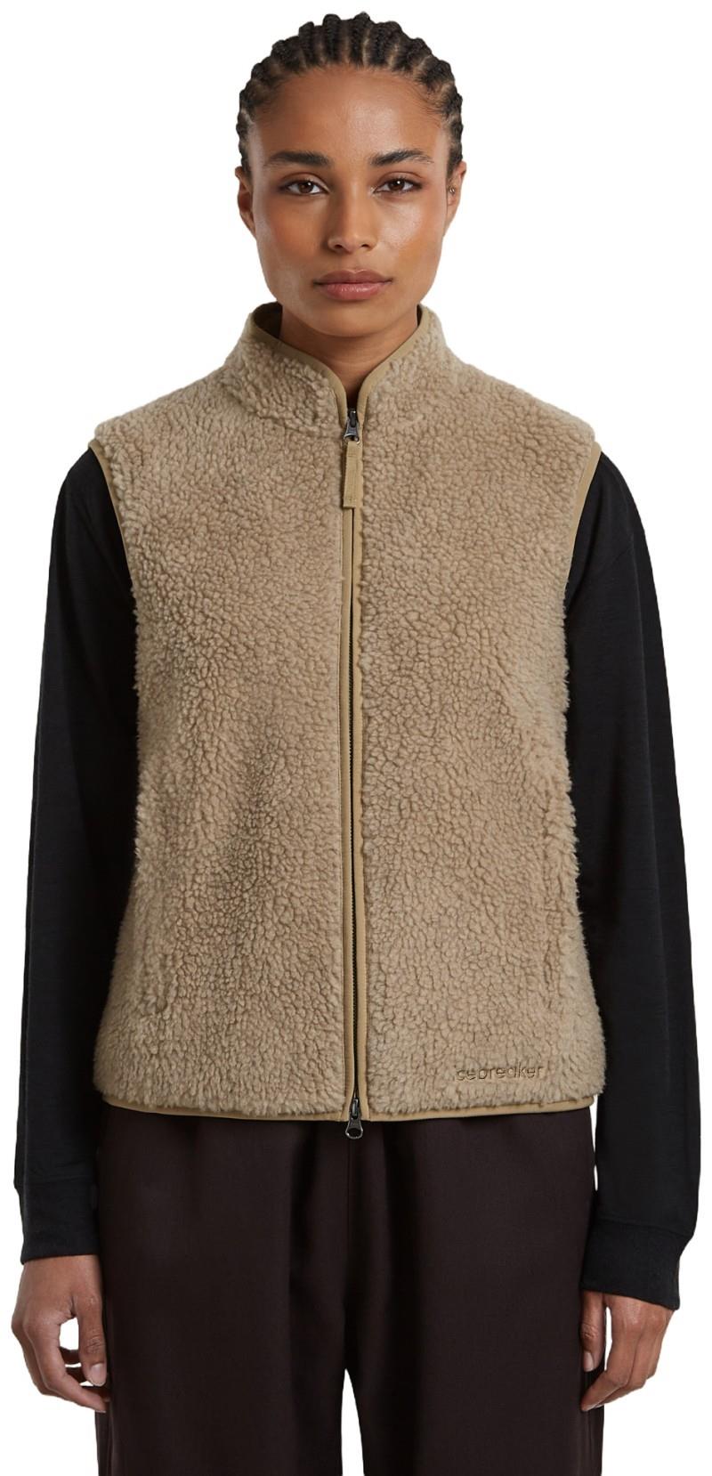 Merino Blend 960 RealFleece High Pile Vest - Womens - bay heather / cumin 1