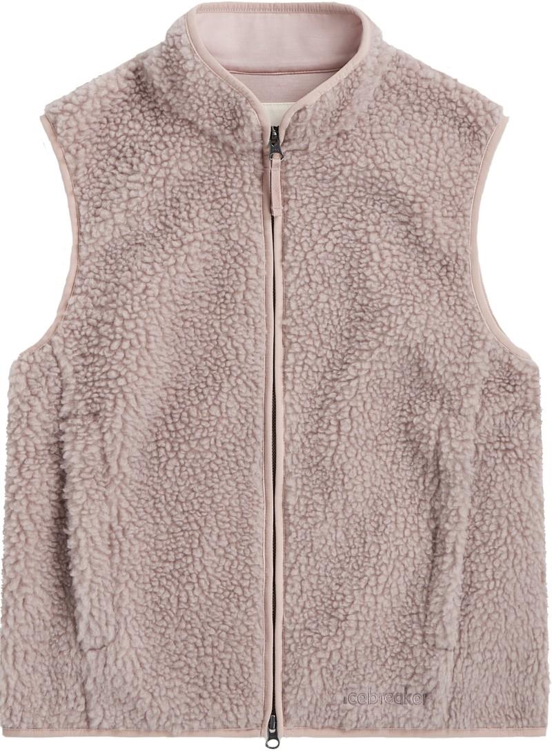 Merino Blend 960 RealFleece High Pile Vest - Womens - pink quartz heather 1