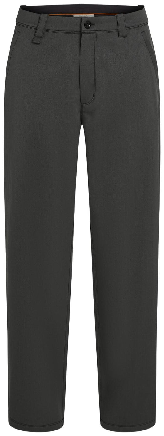 Merino Blend Cotton Twill Wander Pants, 30" Inseam - Mens - obsidian / black 1