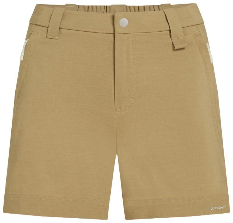 Merino Blend Elevation Stretch Shorts, 5" Inseam - Womens - cumin 1