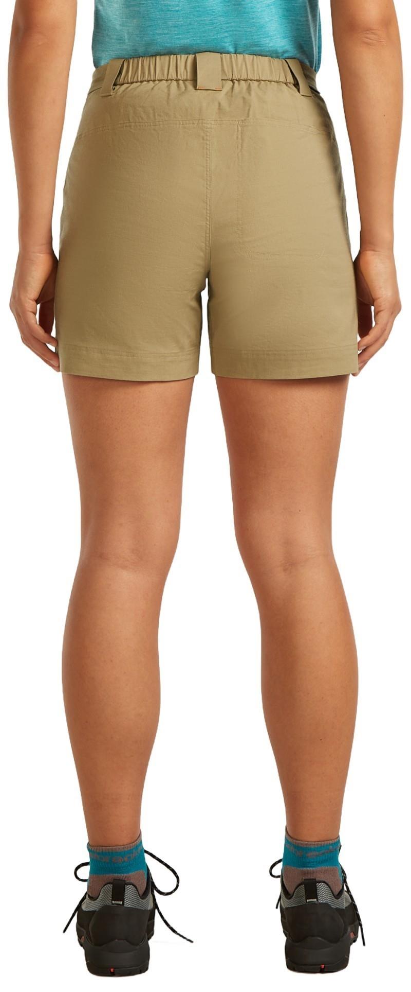 Merino Blend Elevation Stretch Shorts, 5" Inseam - Womens - cumin 1