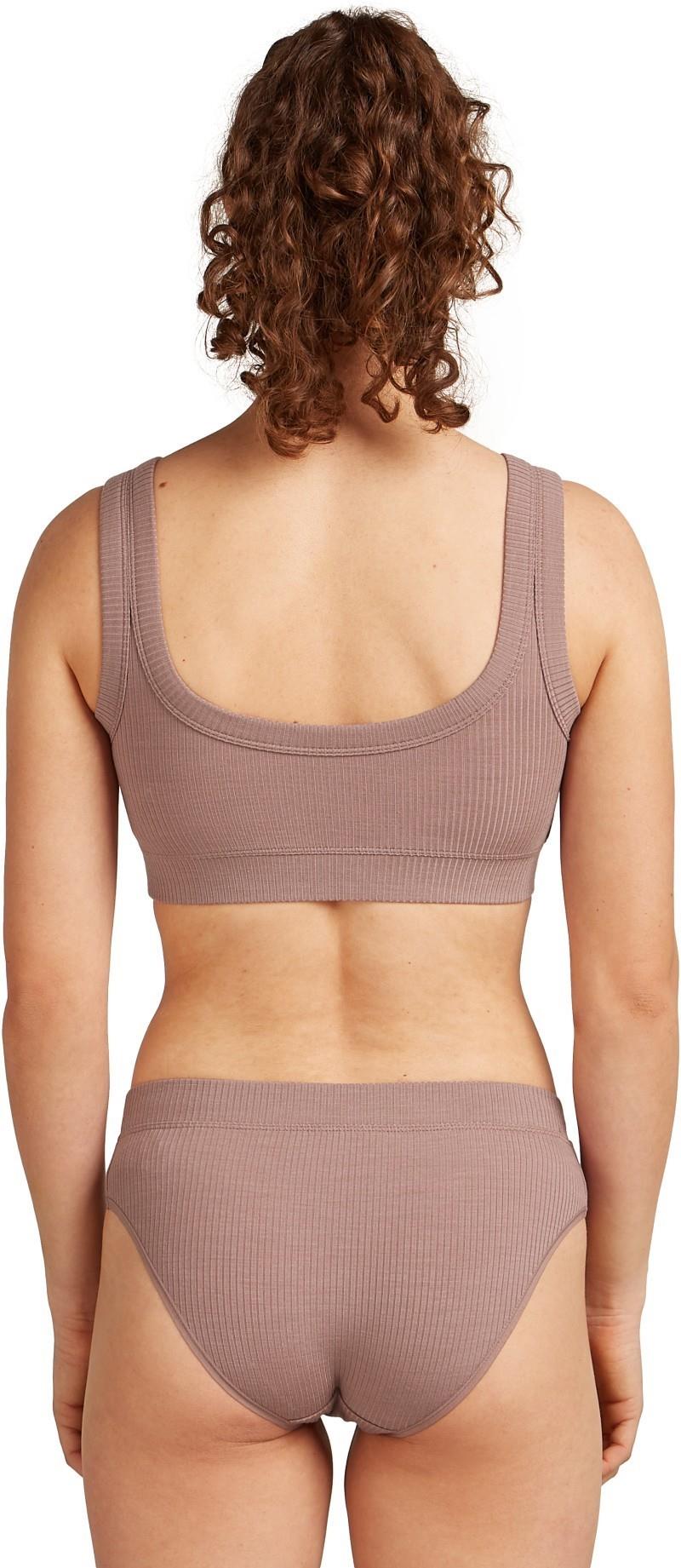 Merino Blend Rib Lotus Bra - Womens - summit 1