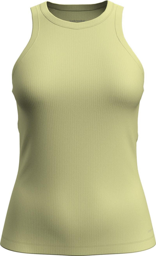 Merino Blend Rib Lotus Tank - Womens - citrine 1