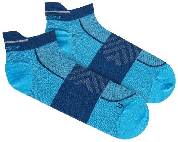 Merino Blend Run+ Micro Socks - Ultralight - Mens - arctic / atlantis 1