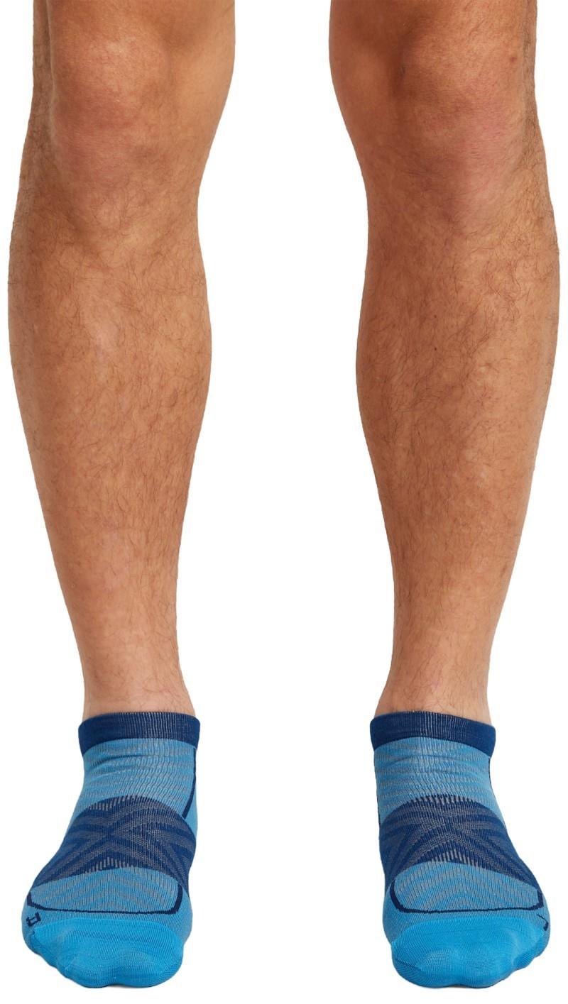 Merino Blend Run+ Micro Socks - Ultralight - Mens - arctic / atlantis 1