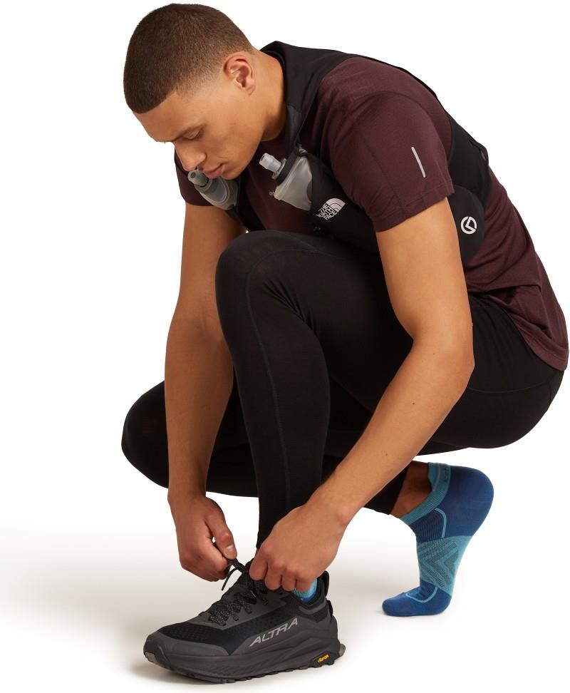 Merino Blend Run+ Micro Socks - Ultralight - Mens - atlantis / topaz 1