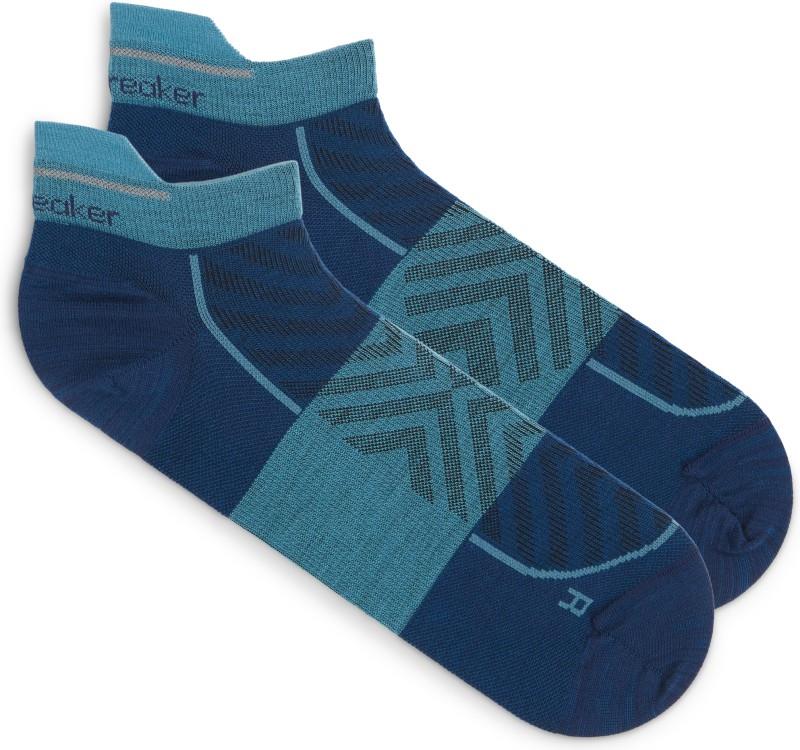 Merino Blend Run+ Micro Socks - Ultralight - Mens - atlantis / topaz 1