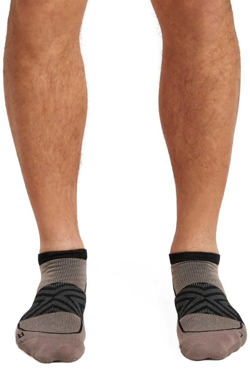 Merino Blend Run+ Micro Socks - Ultralight - Mens - porcini / black 1