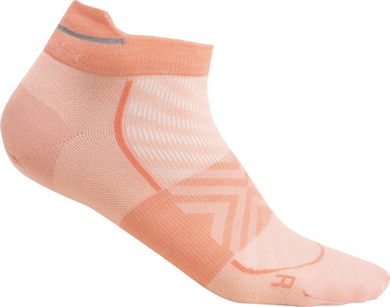 Merino Blend Run+ Micro Socks - Ultralight - Womens - Glow / Tang 1