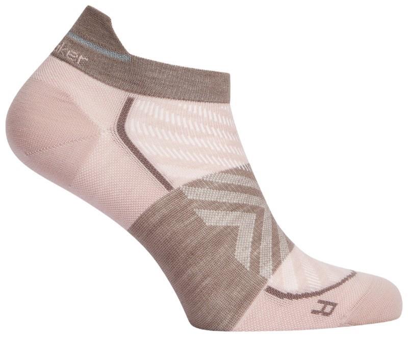 Merino Blend Run+ Micro Socks - Ultralight - Womens - pink quartz / porcini 1