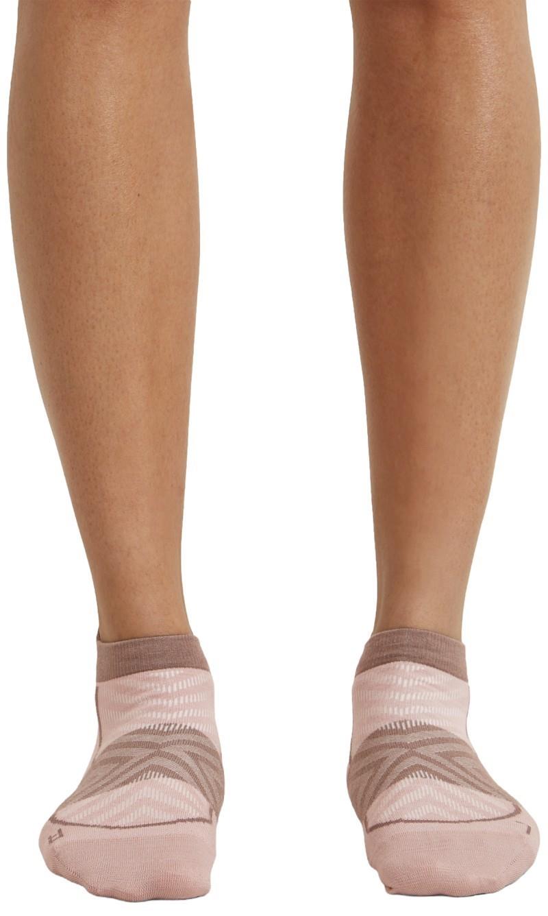 Merino Blend Run+ Micro Socks - Ultralight - Womens - pink quartz / porcini 1
