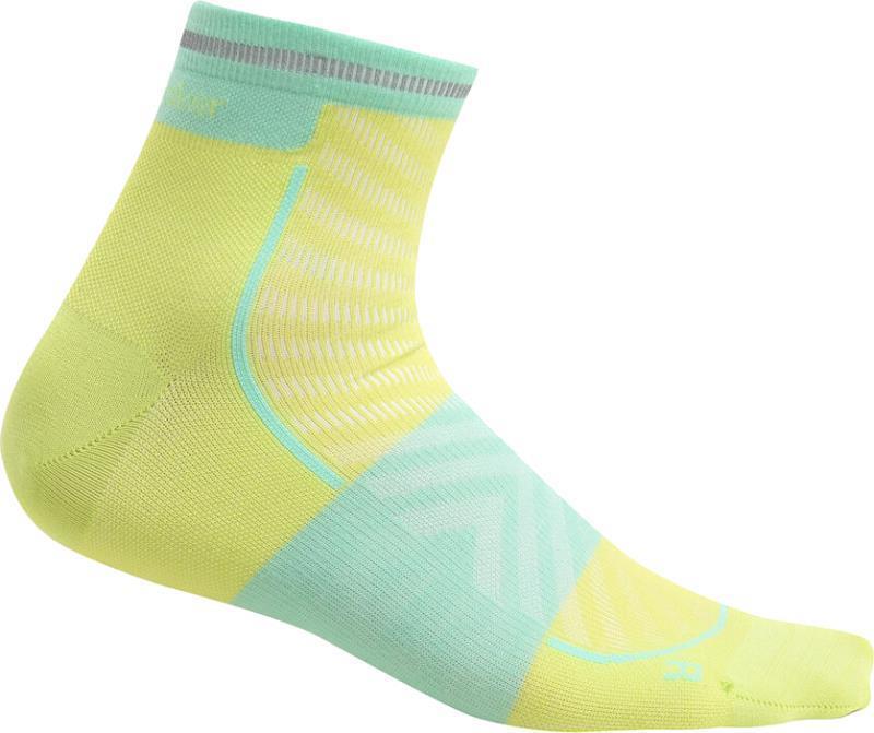 Merino Blend Run+ Mini Socks - Ultralight - Mens - Hyper / Aura 1
