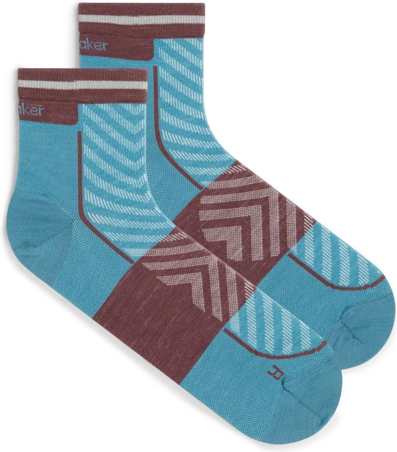 Merino Blend Run+ Mini Socks - Ultralight - Mens - topaz / java 1