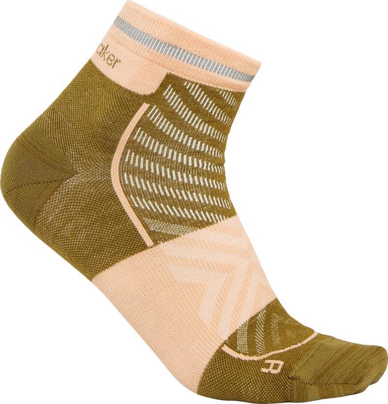 Merino Blend Run+ Mini Socks - Ultralight - Womens - Algae / Feldspar 1