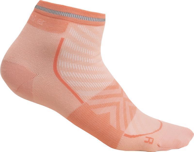 Merino Blend Run+ Mini Socks - Ultralight - Womens - Glow / Tang 1
