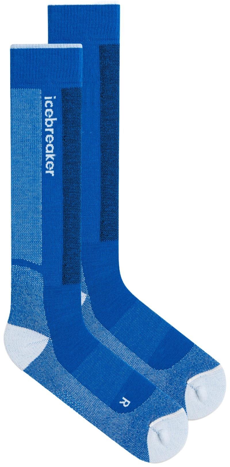 Merino Blend Ski+ Over The Calf Socks - Light - Mens - lazurite / snow / midnight navy 1