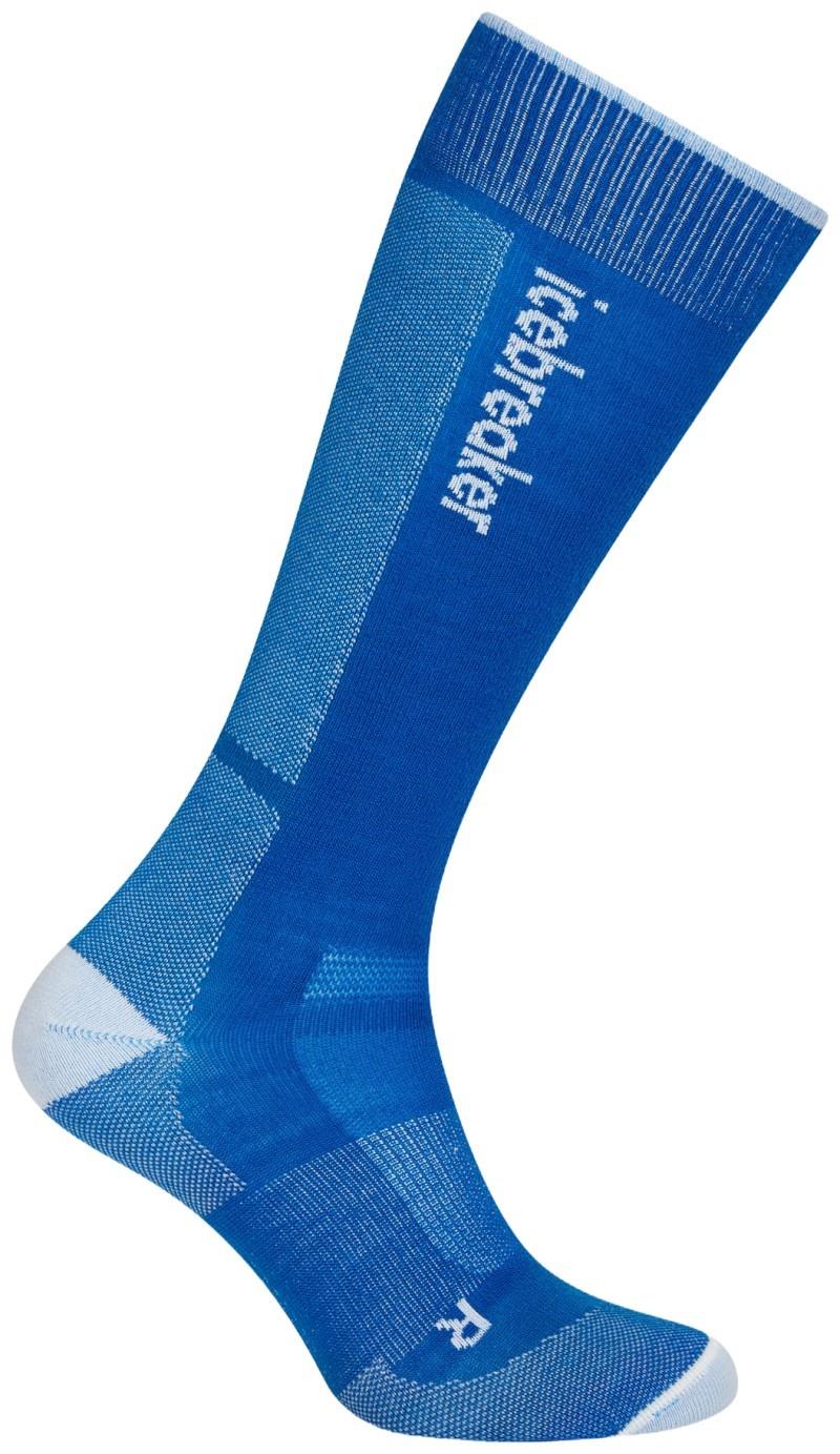Merino Blend Ski+ Over The Calf Socks - Ultralight - Mens - lazurite / snow 1